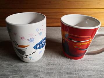 Disney mokken van Frozen en Cars uit te kiezen  beschikbaar voor biedingen