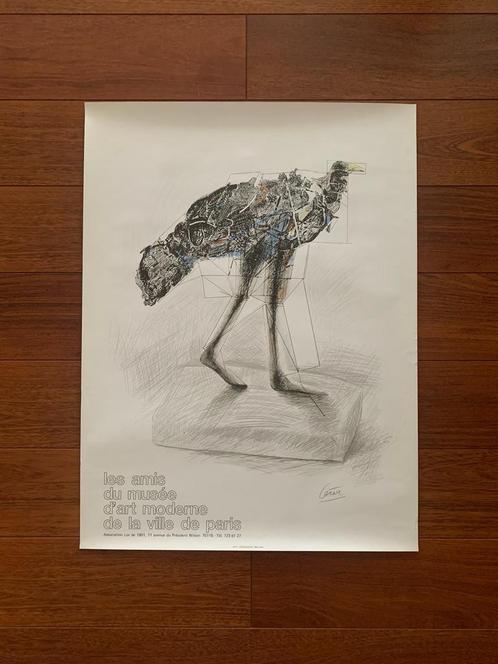 Vintage poster van CESAR BALDACCINI (1980), Verzamelen, Posters, Ophalen of Verzenden