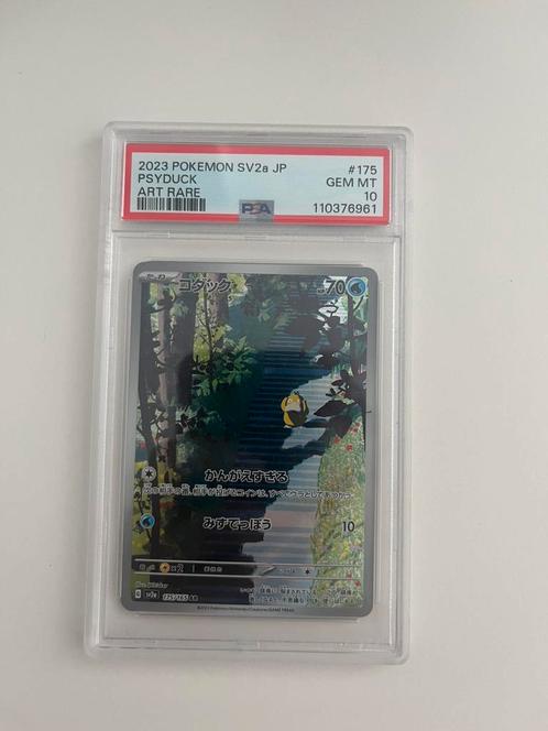 Psyduck psa 10, Hobby en Vrije tijd, Verzamelkaartspellen | Pokémon, Zo goed als nieuw, Ophalen of Verzenden