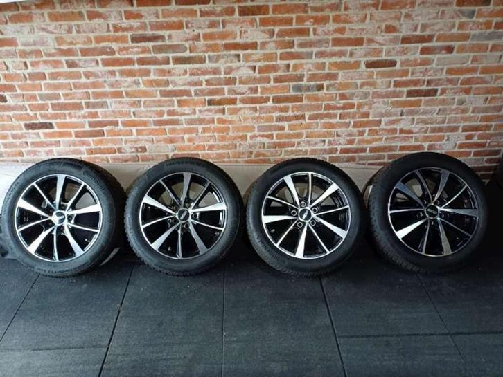 Mini cooper 16" Velgen banden Continental 195/65/16 nieuw, Auto-onderdelen, Banden en Velgen, Banden en Velgen, Winterbanden, 16 inch