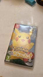 Pokemon letsgo pikachu nintendo switch, Games en Spelcomputers, Ophalen of Verzenden, Zo goed als nieuw