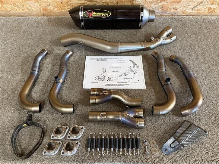 Akrapovic Evolution uitlaat GSXR600 GSXR750 2006 2007 K6 K7, Motoren, Onderdelen | Suzuki, Gebruikt, Ophalen of Verzenden