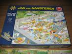 Jan Van Haasteren Puzzel Jumbo 1000 stuks De Sluizen , Ophalen of Verzenden, 500 t/m 1500 stukjes, Nieuw, Legpuzzel