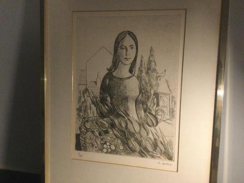 Ets Marcel Cockx, Antiek en Kunst, Kunst | Etsen en Gravures, Ophalen of Verzenden