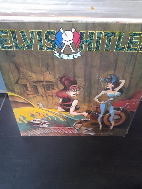 lp - elvis hitler - hellbilly, Cd's en Dvd's, Vinyl | Hardrock en Metal, Zo goed als nieuw, Ophalen of Verzenden
