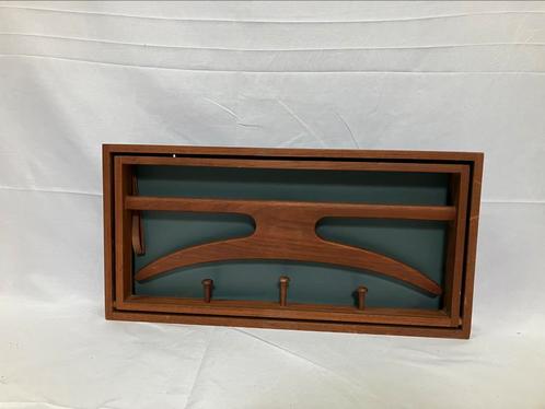 Teak hout vintage Deens design kapstok, Virum Møbelsnedkeri, Huis en Inrichting, Woonaccessoires | Kapstokken, Gebruikt, Hout
