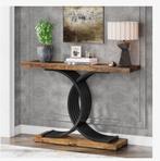 TRİBESİGNS -Ongeopend, in doos, prachtige haltafel sidetable, Huis en Inrichting, Tafels | Sidetables, Ophalen, 100 tot 150 cm