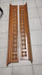 Lot van 2 neogotische deurpanelen volle eik, Antiek en Kunst, Ophalen