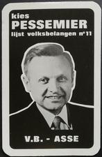 1 Speelkaart V. B-ASSE Pessemier, Ophalen of Verzenden, Zo goed als nieuw