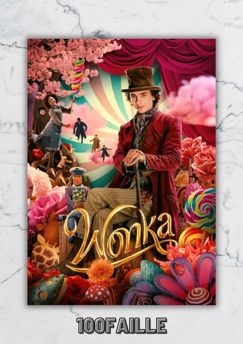 Affiche Wonka (2024), Collections, Posters & Affiches, Neuf, Cinéma et TV, Rectangulaire vertical, Enlèvement ou Envoi