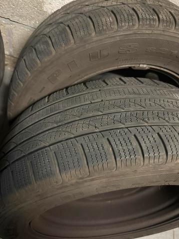 Winterbanden set voor citroen en peugeot 4x108 incl deksels beschikbaar voor biedingen