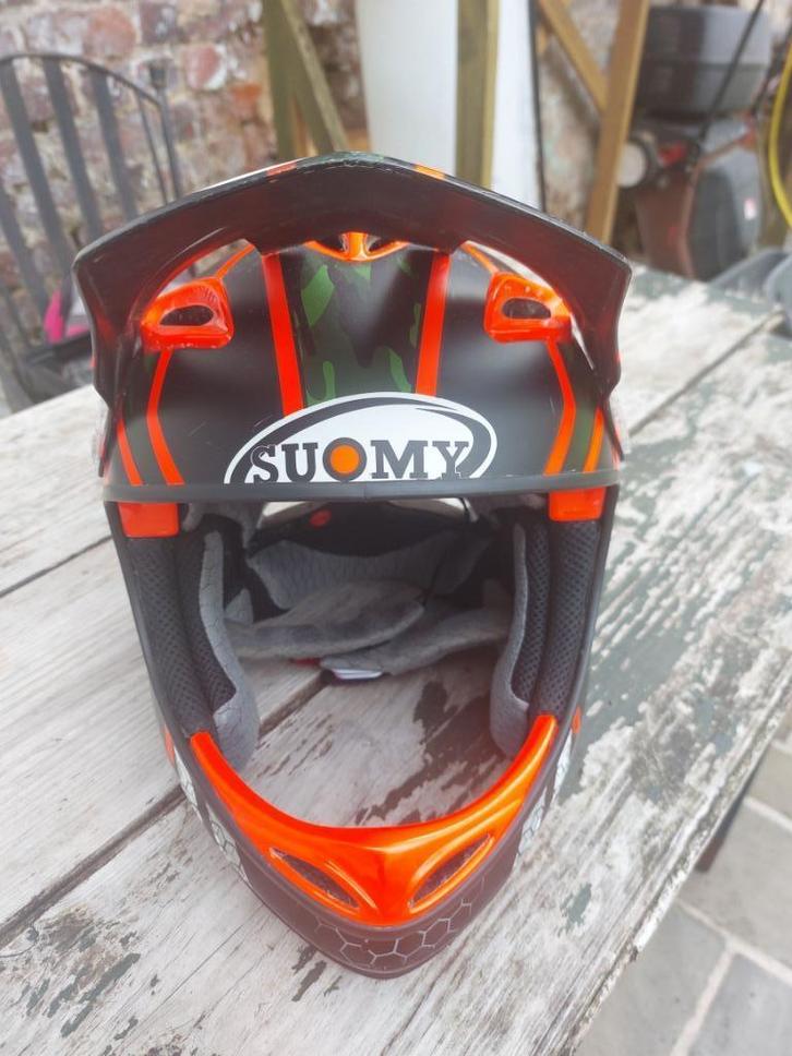 Casque intégral carbone Suomi trottinette, VTT, taille XL, Sport en Fitness, Wielrennen, Gebruikt, Helm, Ophalen of Verzenden