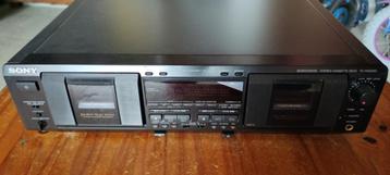 Retro Sony TC-WE835S Stereo Dual Cassette Deck beschikbaar voor biedingen