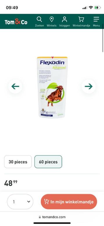 Flexadin boswelia 60 nieuw beschikbaar voor biedingen