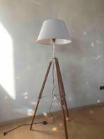 staanlamp met driepoot hout, Antiek en Kunst, Antiek | Verlichting, Ophalen