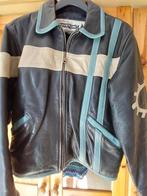 Stoere lederen vest, Ophalen, Zwart, Maat 42/44 (L), Jasje
