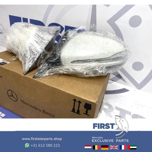 W205 S205 SPIEGEL LINKS LINKER ZIJSPIEGEL C KLASSE BUITENSPI, Auto-onderdelen, Spiegels, Mercedes-Benz, Gebruikt, Ophalen of Verzenden