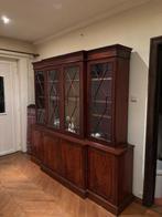 Vintage kast Engelse koloniale stijl, Ophalen, Glas, 200 cm of meer, 150 tot 200 cm