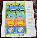 1 blok 4014/18 red de aarde, Sans timbre, Enlèvement ou Envoi, Non oblitéré, Timbre-poste