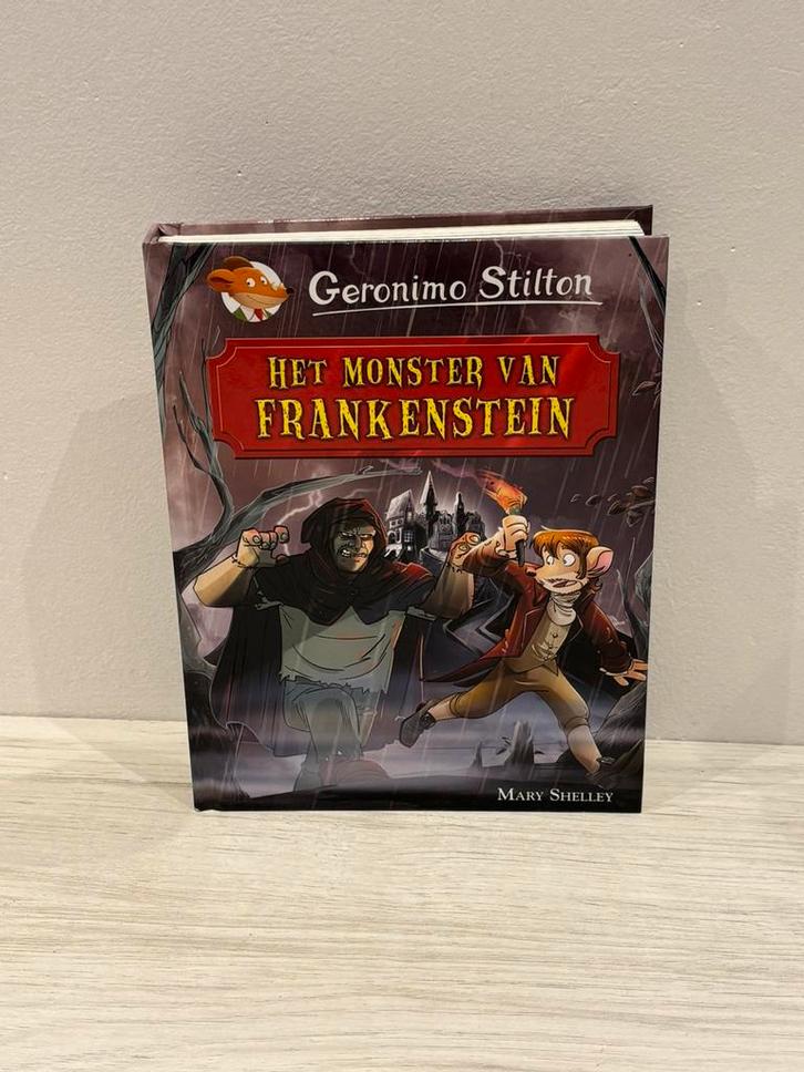 Geronimo Stilton - Het monster van Frankenstein - Harde kaft, Boeken, Kinderboeken | Jeugd | onder 10 jaar, Nieuw, Ophalen of Verzenden