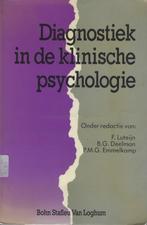 Diagnostiek in de klinische psychologie - Luteijn et al., Boeken, Psychologie, Verzenden, Gelezen, Klinische psychologie