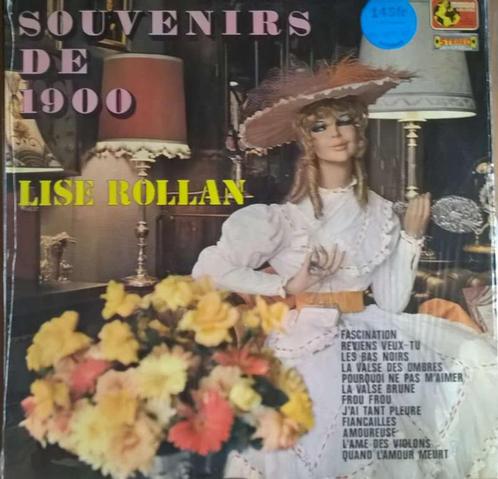 LP Lise Rollan Souvenirs De 1900, CD & DVD, Vinyles | Pop, Comme neuf, 1960 à 1980, 12 pouces, Enlèvement ou Envoi