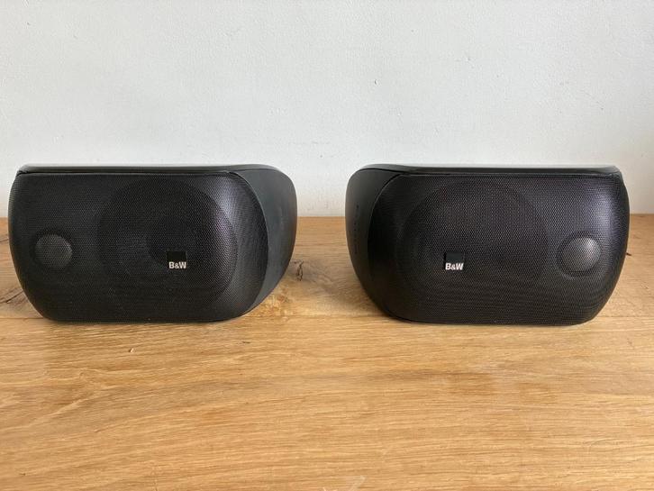 Als nieuw - Paar B&W M1- 100 Watt 8 Ohm, Audio, Tv en Foto, Luidsprekerboxen, Zo goed als nieuw, Front, Rear of Stereo speakers