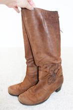 Bottes Gabor flexibles en cuir vintage (taille6/40½)s13€40,-, Gabor, Comme neuf, Brun, Bottes hautes