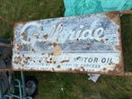 Plaque émaillée GULF / GULFPRIDE vintage  huile & essence, Enlèvement