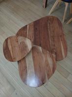 Pack 3 petites tables de salon, Enlèvement, Comme neuf, Autres matériaux, 50 à 75 cm