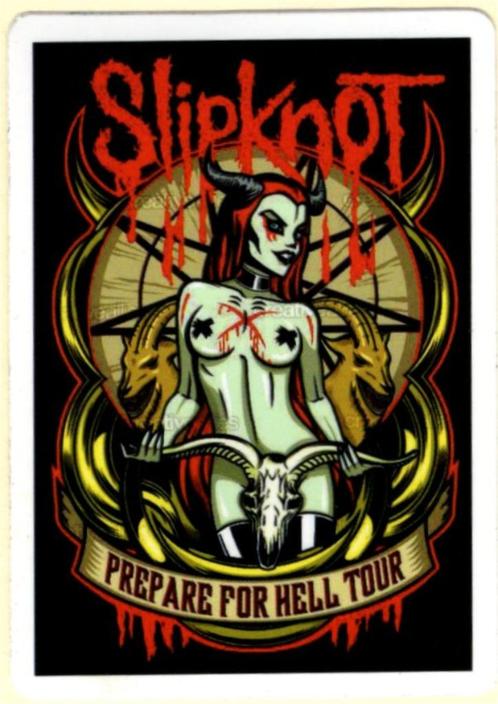 Slipknot sticker #16, Verzamelen, Muziek, Artiesten en Beroemdheden, Nieuw, Verzenden