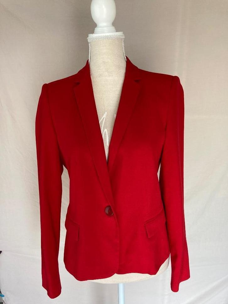 Rode blazer - Zara - maat M, Kleding | Dames, Truien en Vesten, Maat 38/40 (M), Rood, Ophalen