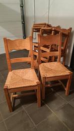 Eiken stoelen, Huis en Inrichting, Ophalen, Gebruikt, Bruin, Vijf, Zes of meer stoelen