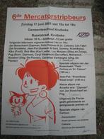 Strip gesigneerde Poster 6de stripbeurs Bob Mau  ec, Verzenden, Bob Mau, Eén stripboek, Zo goed als nieuw