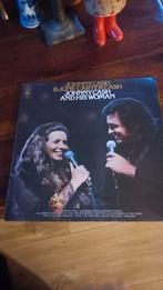 vinyl 33T johnny cash & june cartercash "and is woman", Cd's en Dvd's, Vinyl | Pop, Ophalen, 1980 tot 2000, Zo goed als nieuw
