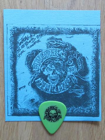 Plectrum Freak Of Nature - Biebob - Zondag 6 juni 1993 beschikbaar voor biedingen