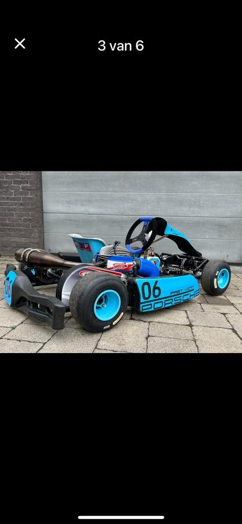 Parolin / falcon met iame 60 cc, Sport en Fitness, Karting, Zo goed als nieuw, Kart, Ophalen