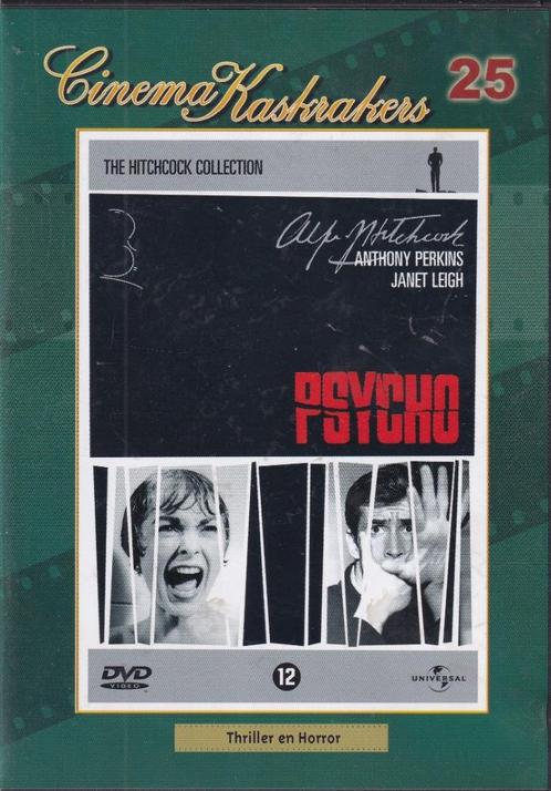Psycho (1960) Anthony Perkins - Janet Leigh, CD & DVD, DVD | Thrillers & Policiers, Utilisé, Thriller surnaturel, À partir de 12 ans
