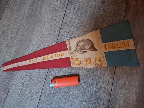 Franse cavalerievlag wo1, Verzamelen, Militaria | Algemeen, Overige soorten, Ophalen of Verzenden