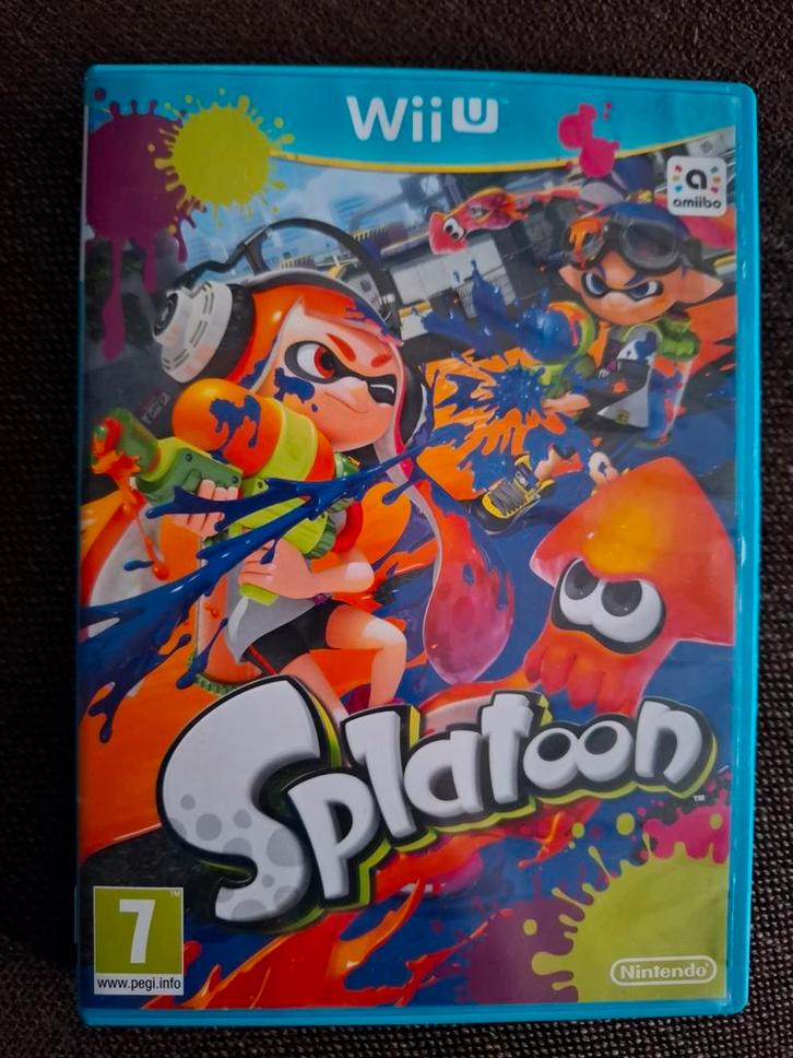 WiiU Splatoon, Games en Spelcomputers, Games | Nintendo Wii U, Zo goed als nieuw, Ophalen of Verzenden