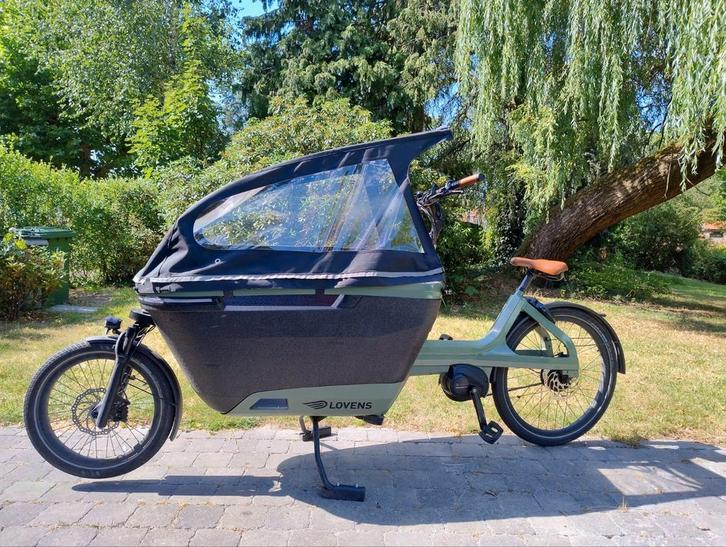 Elektrische bakfiets Lovens 65Nm 500 wh, Fietsen en Brommers, Fietsen | Bakfietsen, Gebruikt, Ophalen
