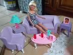 Barbie (Salon + Salle à manger), Enfants & Bébés, Utilisé, Enlèvement ou Envoi, Barbie