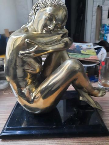 Prachtig bronzen beeld Leonardo Rossi beschikbaar voor biedingen