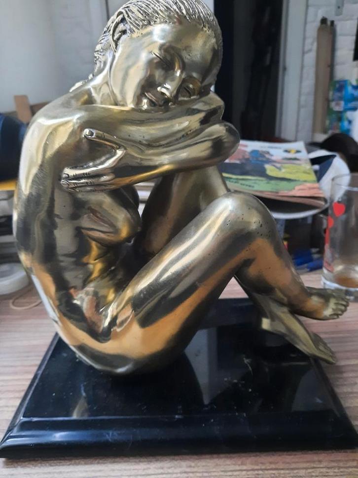 Prachtig bronzen beeld Leonardo Rossi, Antiek en Kunst, Kunst | Beelden en Houtsnijwerken, Ophalen