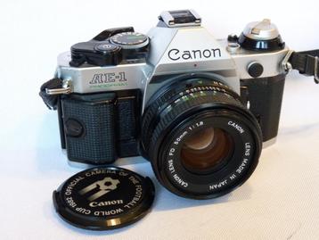 Canon AE-1 program, Canon FD 1.8/50, Football World Cup 1982 beschikbaar voor biedingen