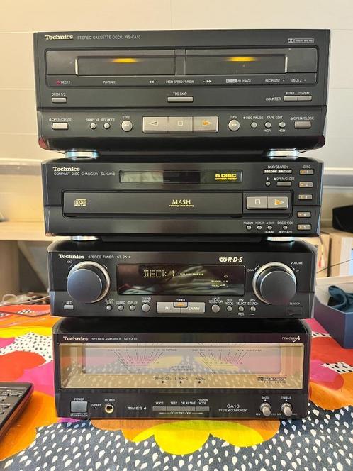 Technics zeldzame midi installatie nagezien en werkend!, Audio, Tv en Foto, Stereoketens, Zo goed als nieuw, Cassettedeck, Cd-speler