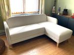 Linanas 3 zit zetel met chaise longue - beige kleur, Maison & Meubles, Trois personnes, 125 à 150 cm, 150 à 200 cm, Comme neuf