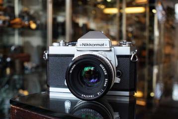 Nikon Nikkormat FT3 + 50mm F/1.8 AI Lens, Audio, Tv en Foto, Fotocamera's Analoog, Ophalen, Zo goed als nieuw, Nikon