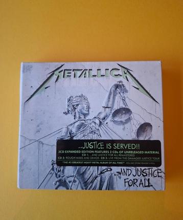 3cd Metallica Expanded And Justice For All  beschikbaar voor biedingen