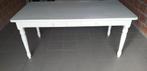 Mooi gebroken witte tafel, Huis en Inrichting, Tafels | Eettafels, Ophalen, 200 cm of meer, 50 tot 100 cm, Zo goed als nieuw